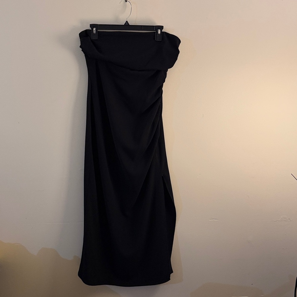 Zara Black Strapless Dress